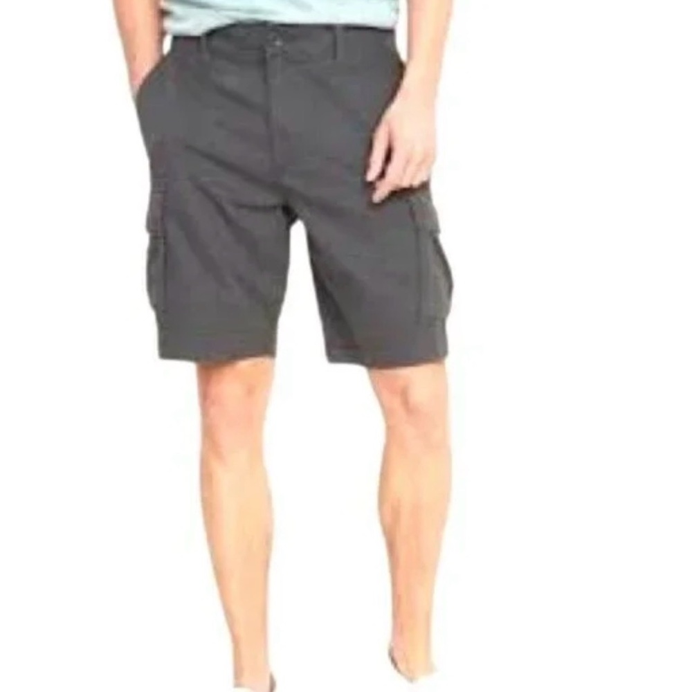 NWT Old Navy Men’s 34 Lived-In Straight Cargo Shorts, A Stone’s Throw - Picture 7 of 8